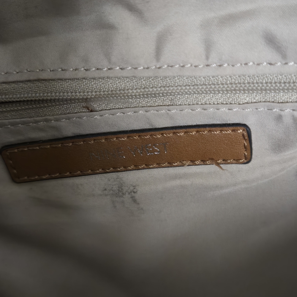 Nine West Tan and Brown Patterned Bag - Picture 3 of 9